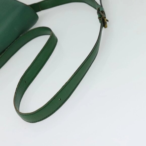 LOUIS VUITTON Epi Cartouchiere MM Shoulder Bag Green M52244 LV Auth 125397 - Picture 8 of 16